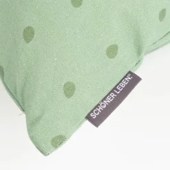 Kissenhülle Punkte grün in versch. Größen von SCHÖNER LEBEN.