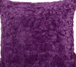 Kissenhülle "Fluffy" aubergine, ca. 50x50cm