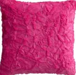 Kissenhülle "Fluffy" pink, ca. 50x50cm