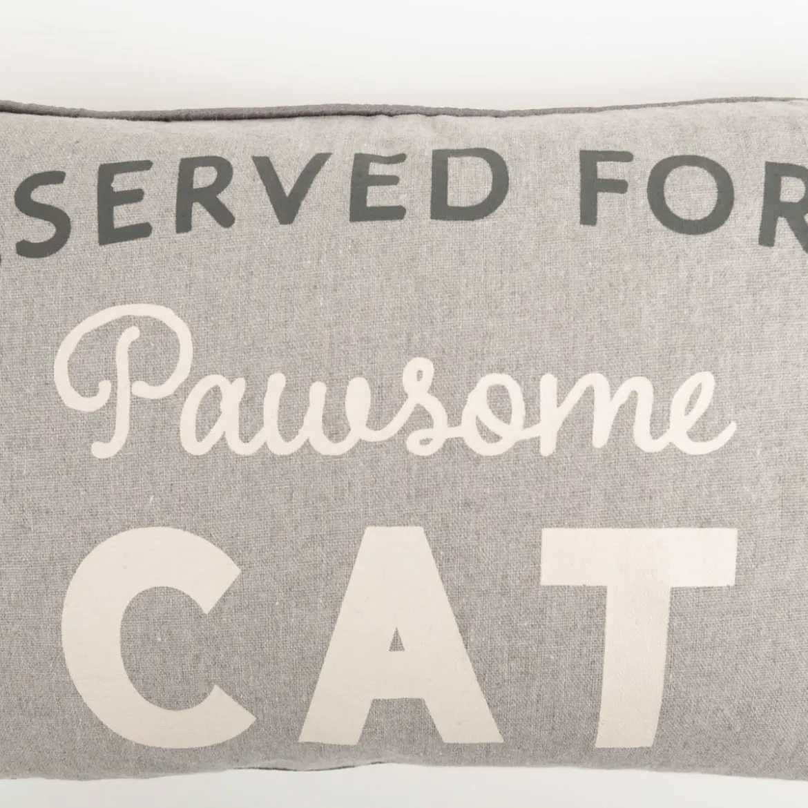 Kissenhülle Reserved for a Pawsome Cat 30x50m von Sass & Belle