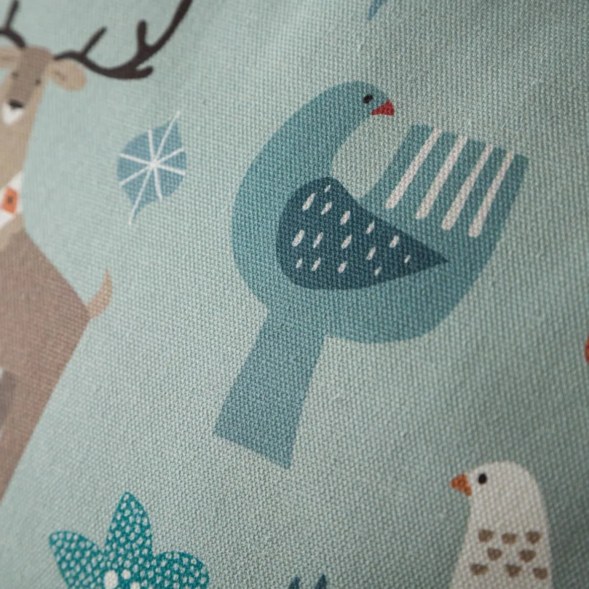 Kissenhülle Scandi Christmas hellblau in versch. Größen von SCHÖNER LEBEN.