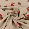 Kissenhülle Weihnachten Tomte Weihnachtswichtel Leinenlook natur rot braun verschiedene Größen von SCHÖNER LEBEN.
