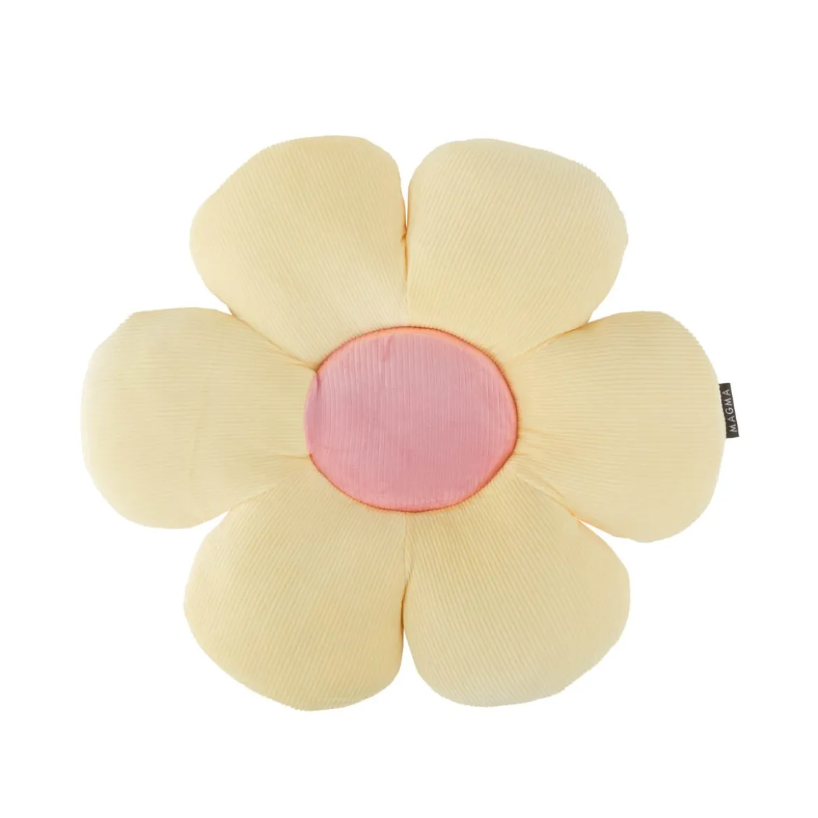 Kissen Minnie Blüte Blumenkissen gelb rosa 50cm von Magma