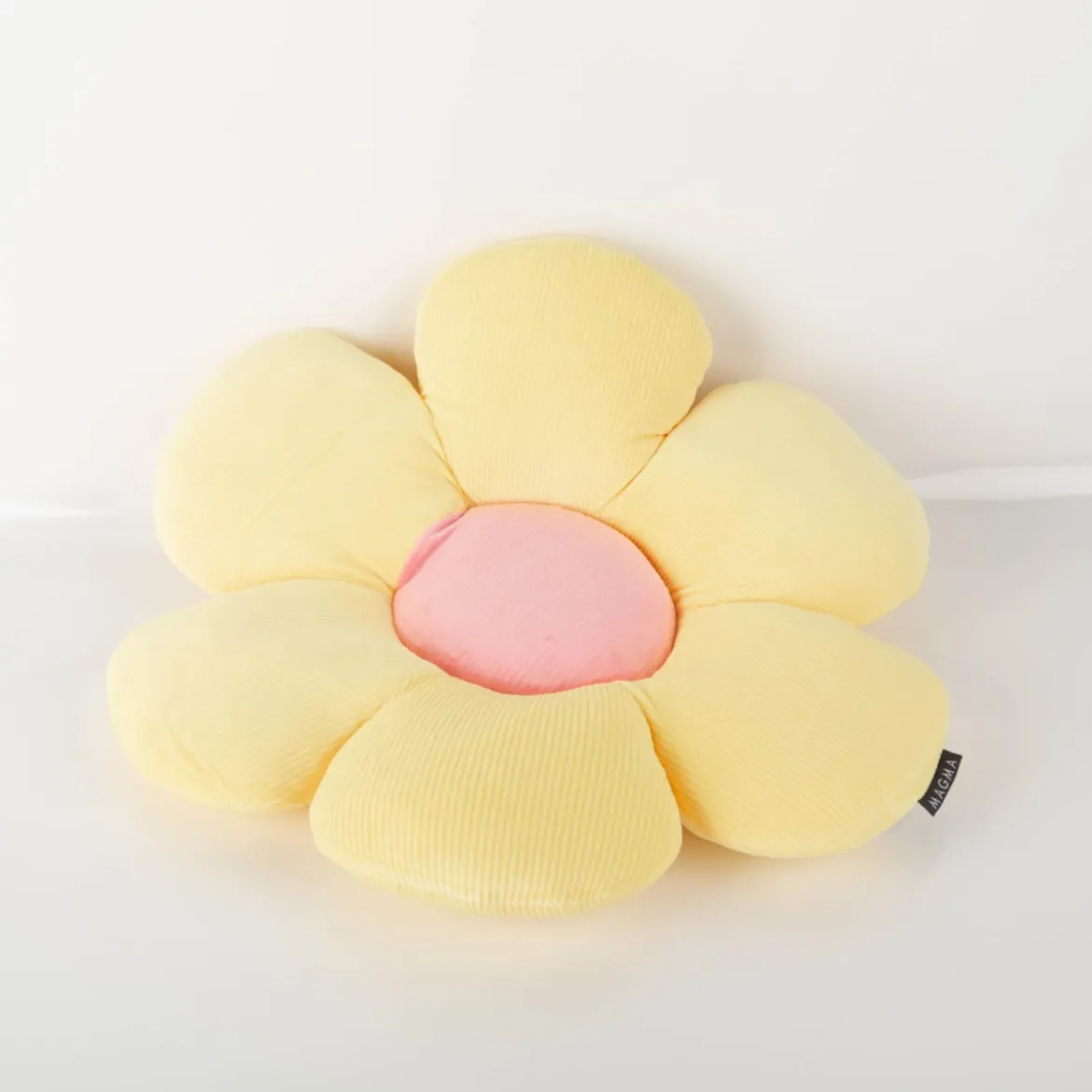 Kissen Minnie Blüte Blumenkissen gelb rosa 50cm von Magma