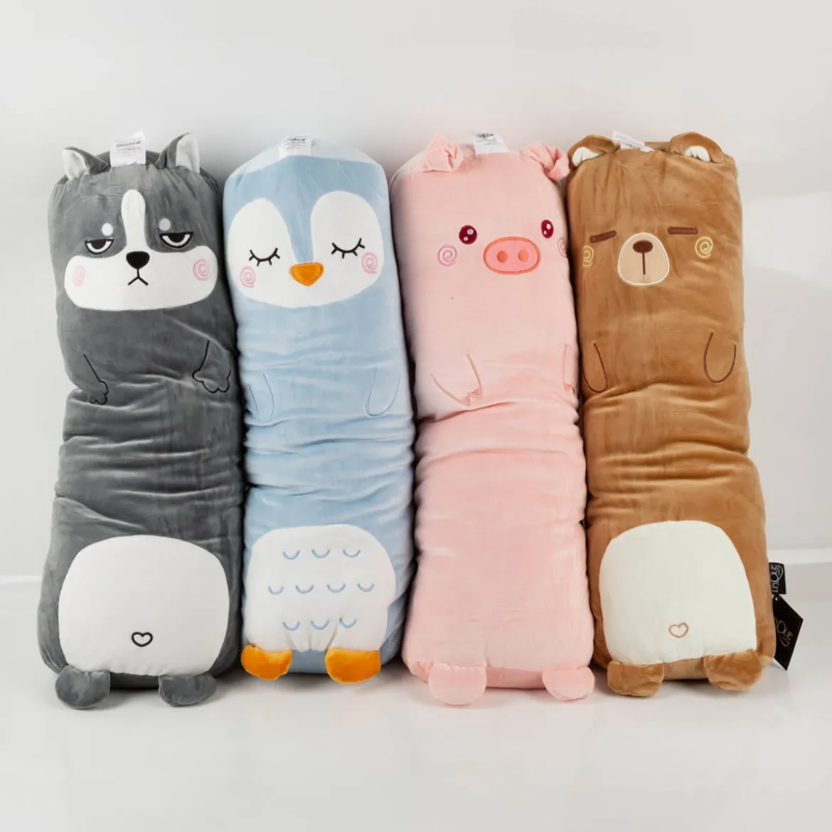 Kissen Spandex Super Soft Plüsch Cuddle Bear braun 60cm