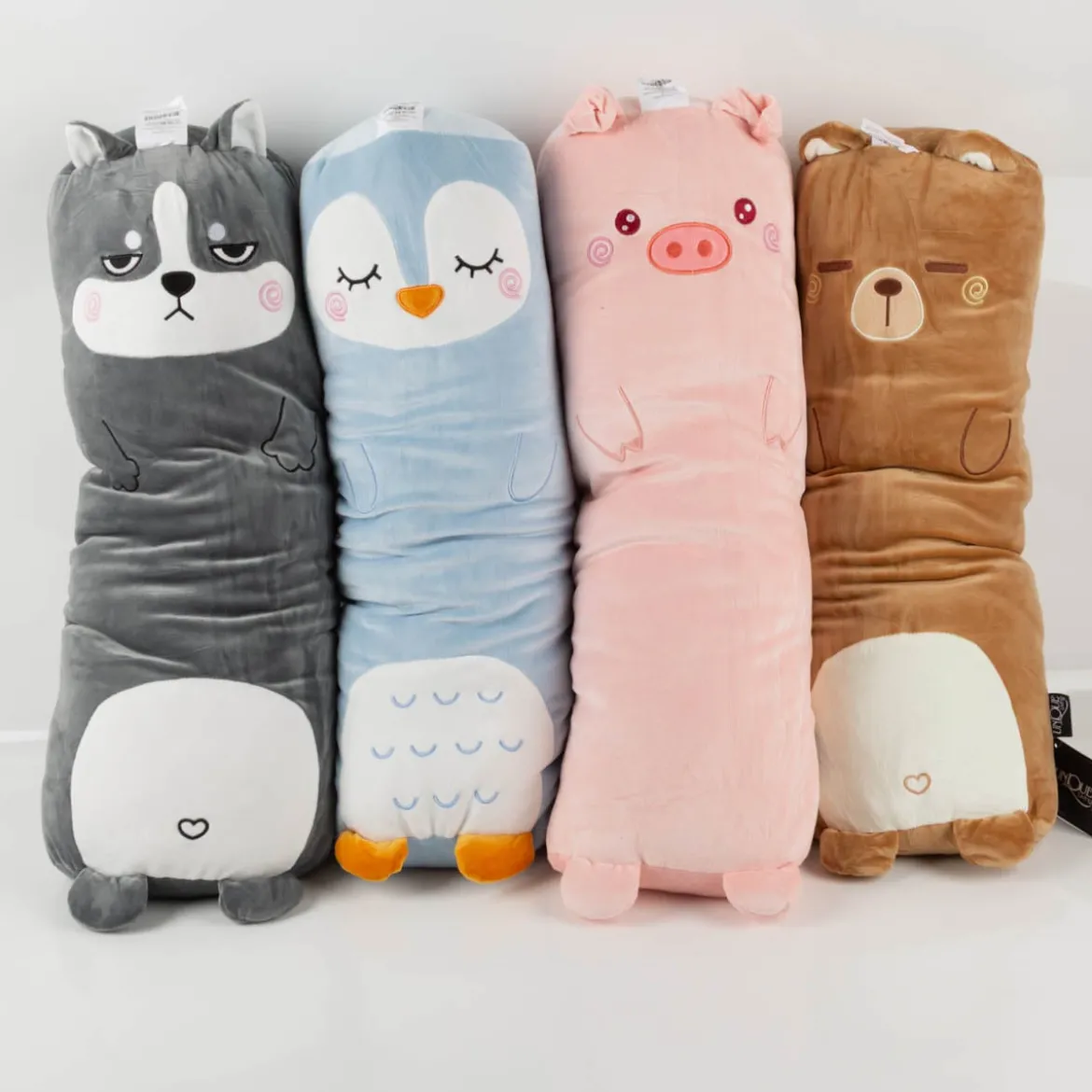 Kissen Spandex Super Soft Plüsch Cuddle Bear braun 60cm