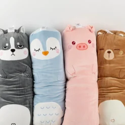 Kissen Spandex Super Soft Plüsch Cuddle Bear braun 60cm