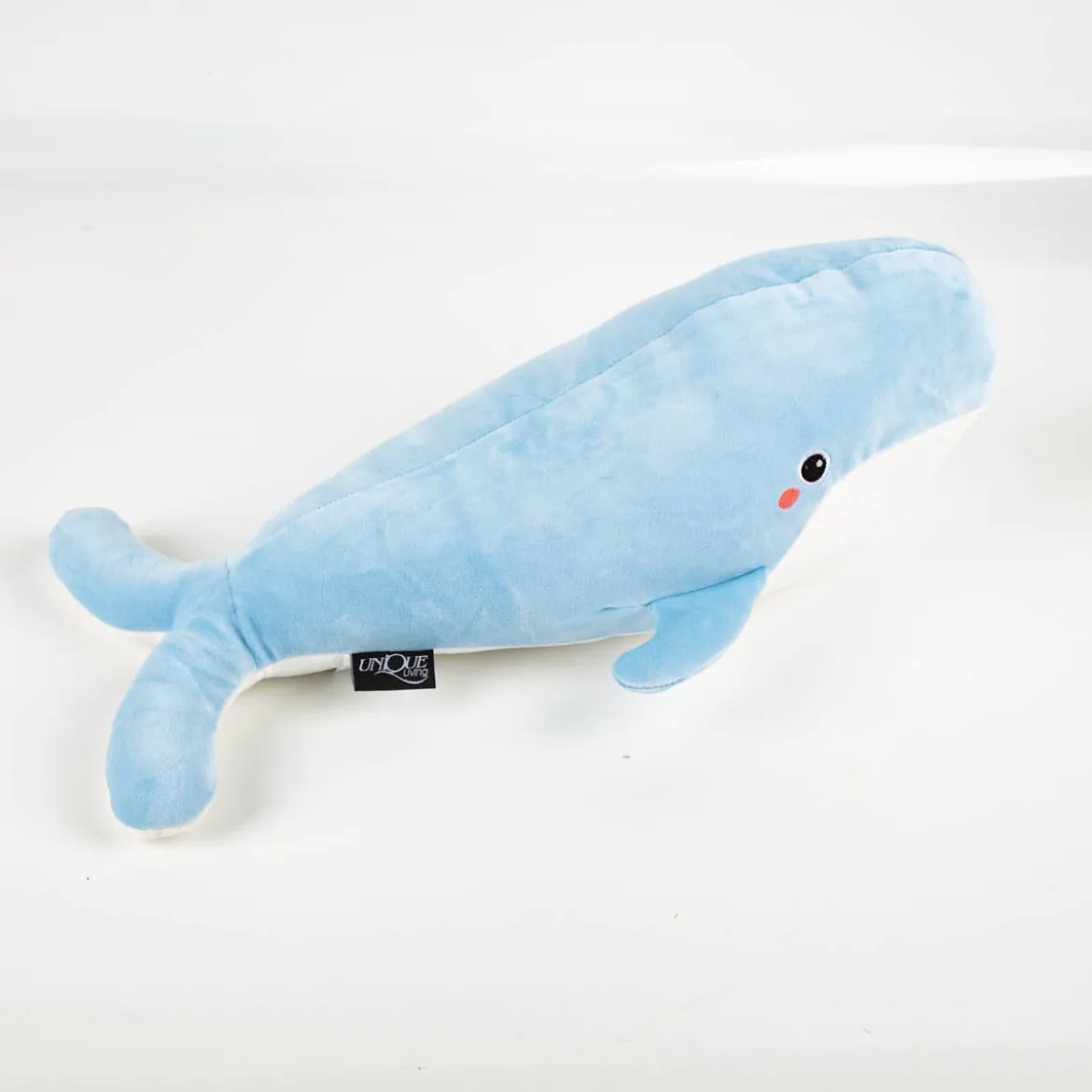Kissen Spandex Super Soft Plüsch Cuddle Whale Walfisch blau 50cm