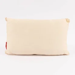 Kissen Winter Schlaf Sterne hellbeige grau gold 25x40cm von La Vida