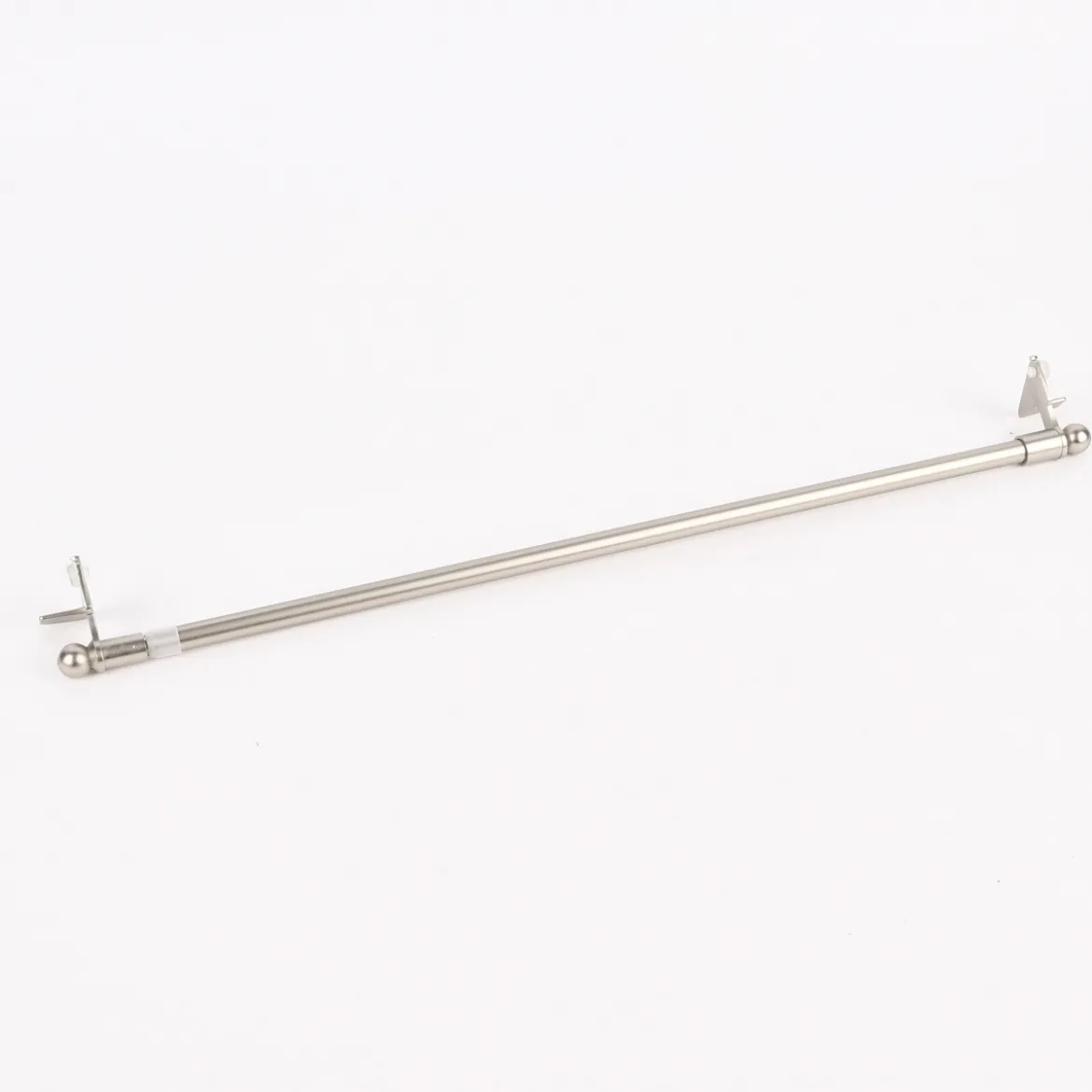 Klemm-Bistrostange Klemmleiste für Fensterrahmen silber matt 80-100cm