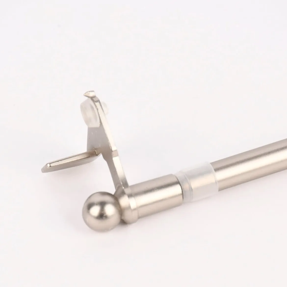 Klemm-Bistrostange Klemmleiste für Fensterrahmen silber matt 80-100cm