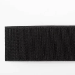 Klettband Hakenband 50 mm schwarz zum Aufnähen Meterware
