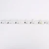 Klettleiste Paneelleiste Kunststoffprofil mit Klettband weiß 3,3x1cm 39cm breit inkl. 2 Aufhängemodule