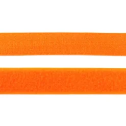 Klettverschluss 2teilig Meterware mit Flausch und Pilzseite orange Breite 25mm