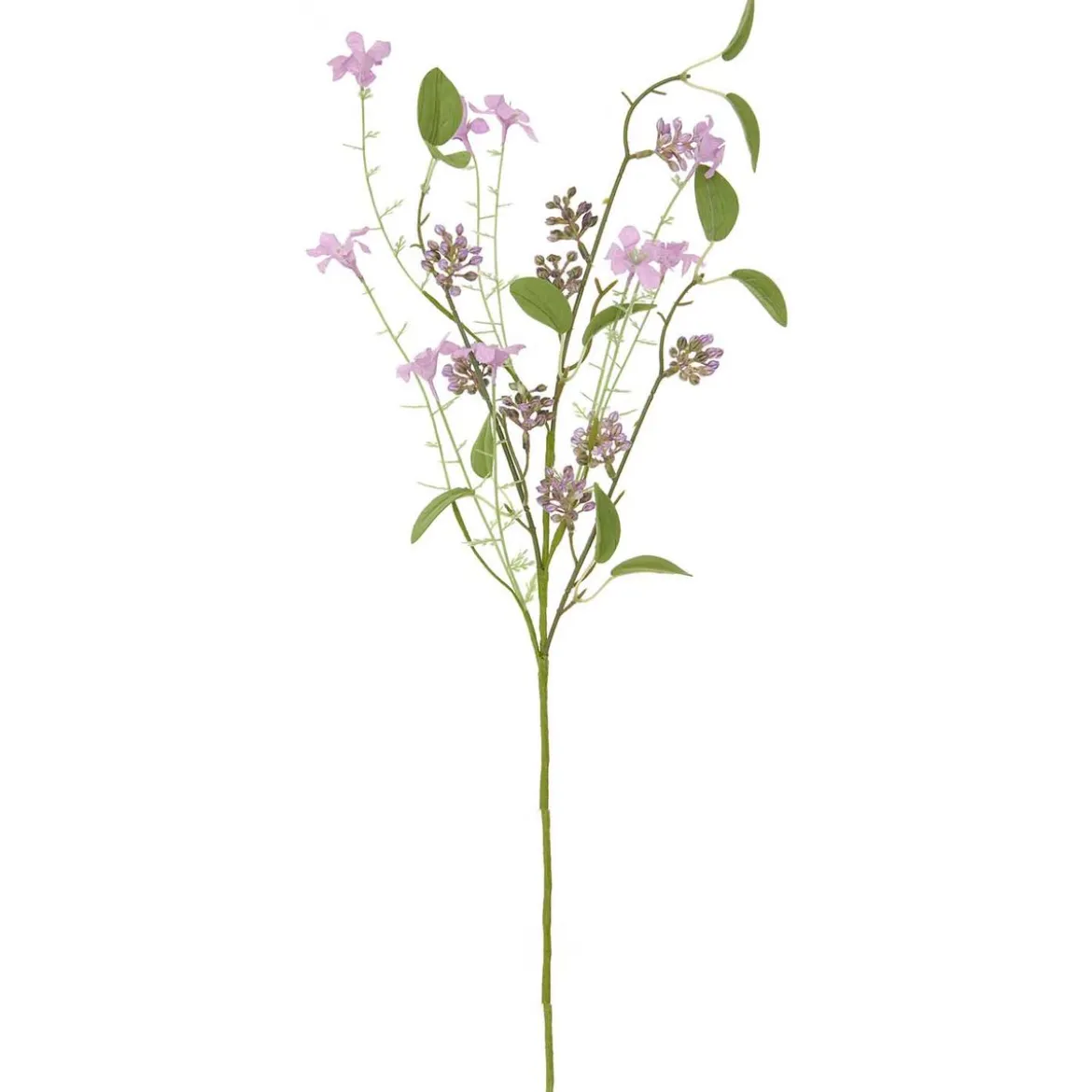 Künstlicher Wildblumenzweig lila grün 55cm von Rico Design