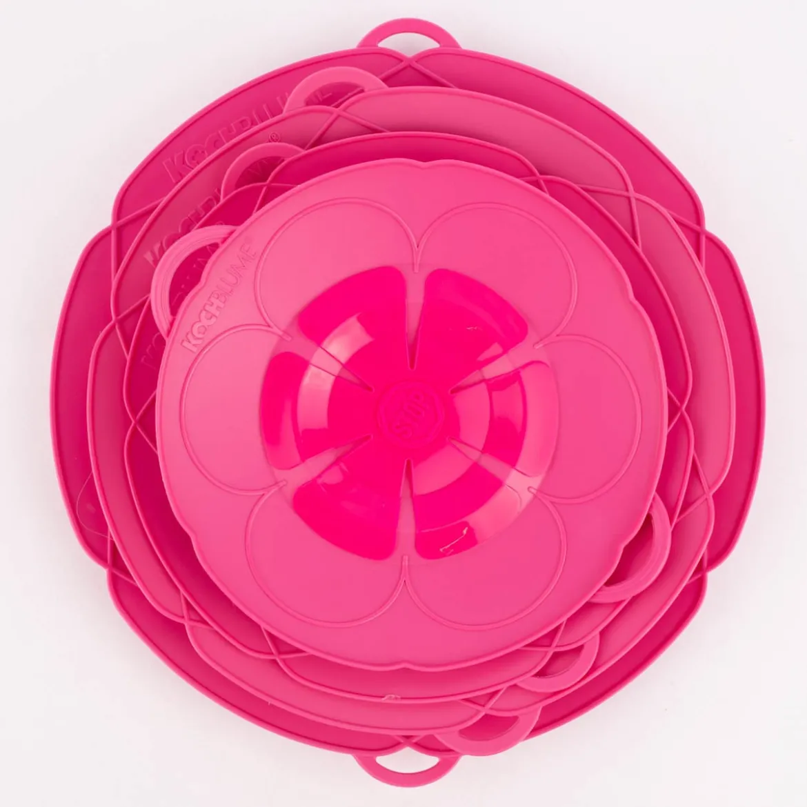 Kochblume Überkochschutz Überkochstopp pink div. Größen