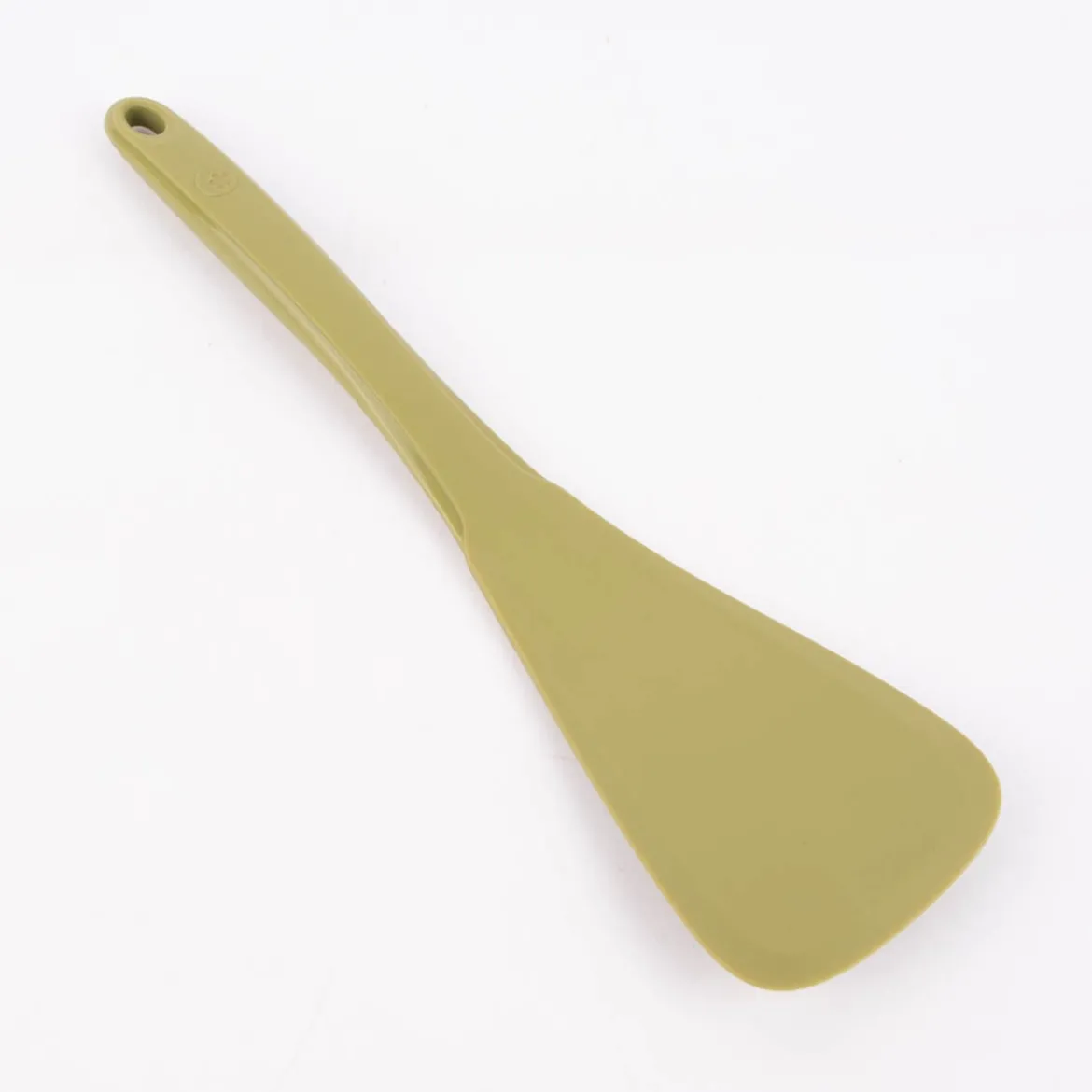 Kochblume Designwender Pfannenwender Silikonwender mit Edelstahlkern 30cm olive