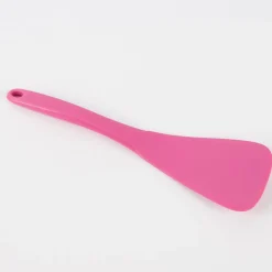 Kochblume Designwender Silikonwender Pfannenwender mit Edelstahlkern 30cm pink