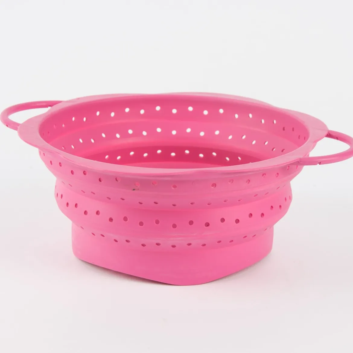 Kochblume Faltsieb Silikonsieb pink verschiedene Größen