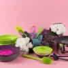 Kochblume Flexlöffel L Silikon mit Edelstahlkern 31cm grün