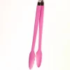 Kochblume Gourmetzange Servierzange Silikon mit Edelstahlkern 33cm pink