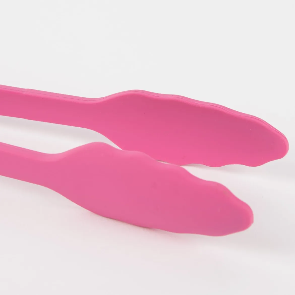 Kochblume Gourmetzange Servierzange Silikon mit Edelstahlkern 33cm pink
