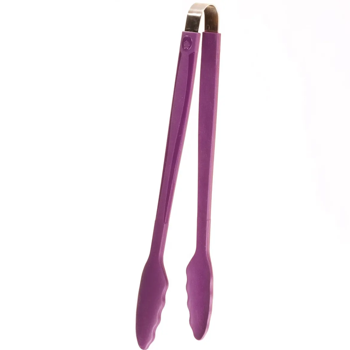 Kochblume Gourmetzange Servierzange Silikon mit Edelstahlkern 33cm lila