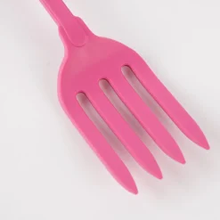 Kochblume Küchengabel Serviergabel Silikongabel 27cm pink