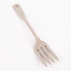 Kochblume Küchengabel Serviergabel Silikongabel 27cm taupe