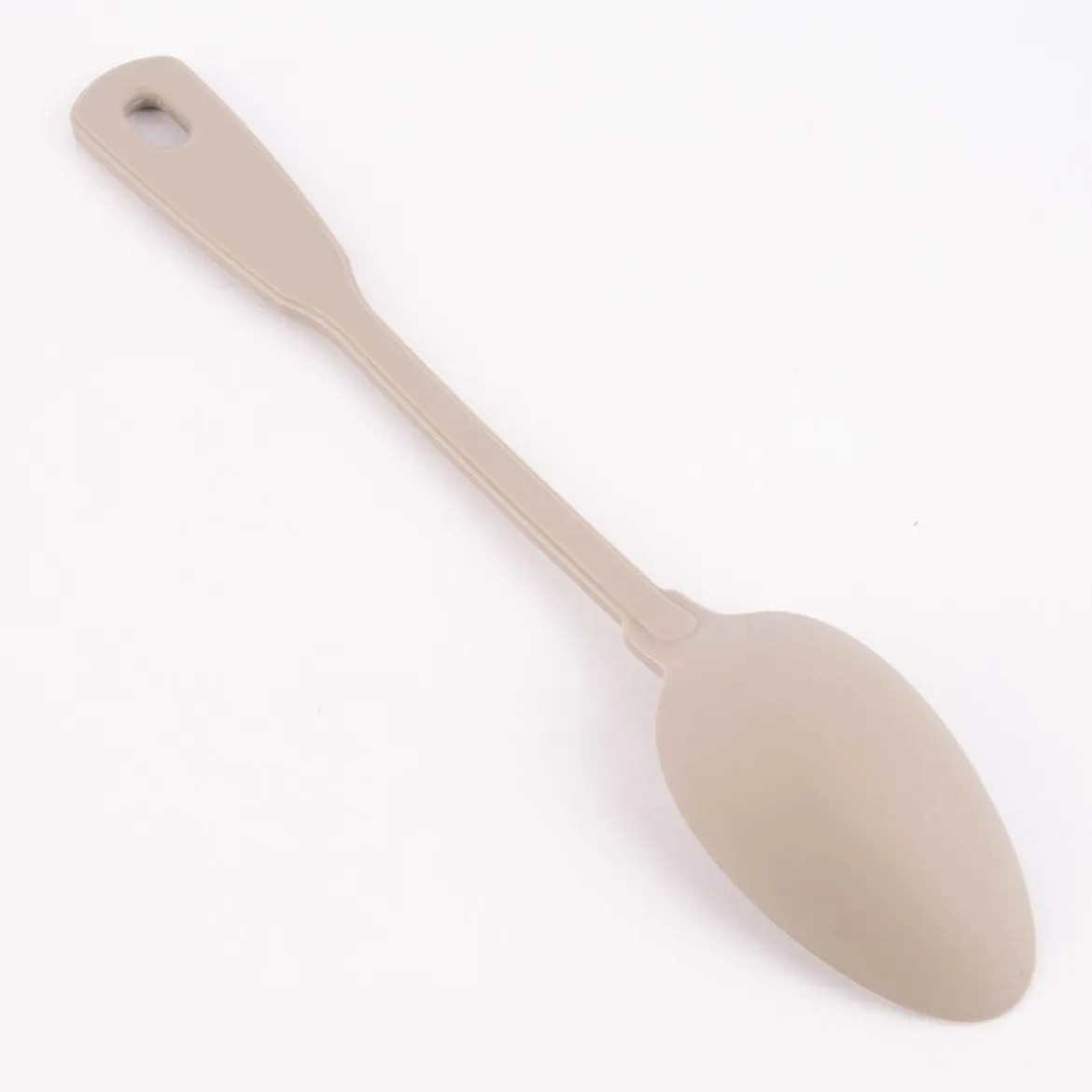 Kochblume Küchenlöffel Servierlöffel Silikonlöffel 27cm taupe