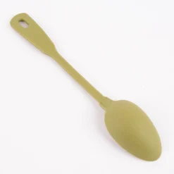 Kochblume Küchenlöffel Servierlöffel Silikonlöffel 27cm olive