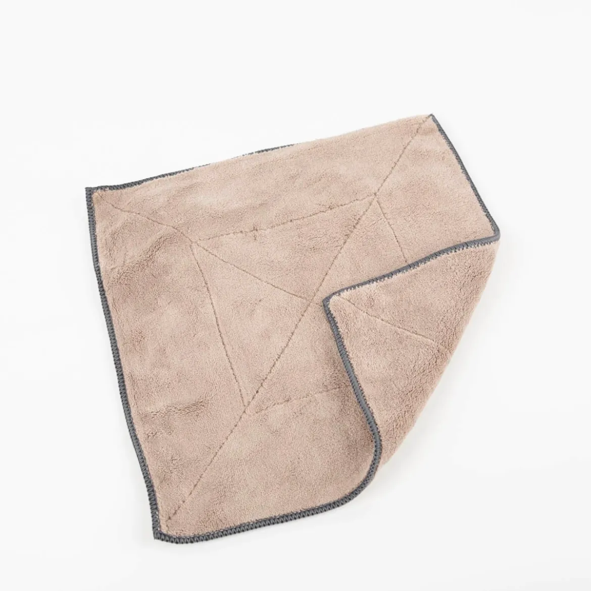 Kochblume Microfasertuch taupe ca. 30x30cm