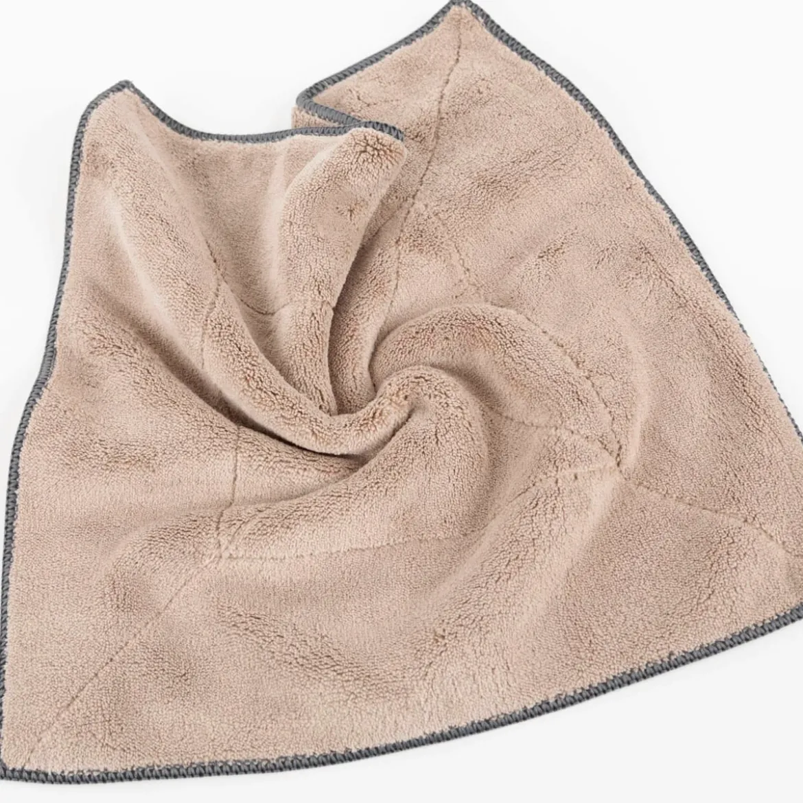 Kochblume Microfasertuch taupe ca. 30x30cm