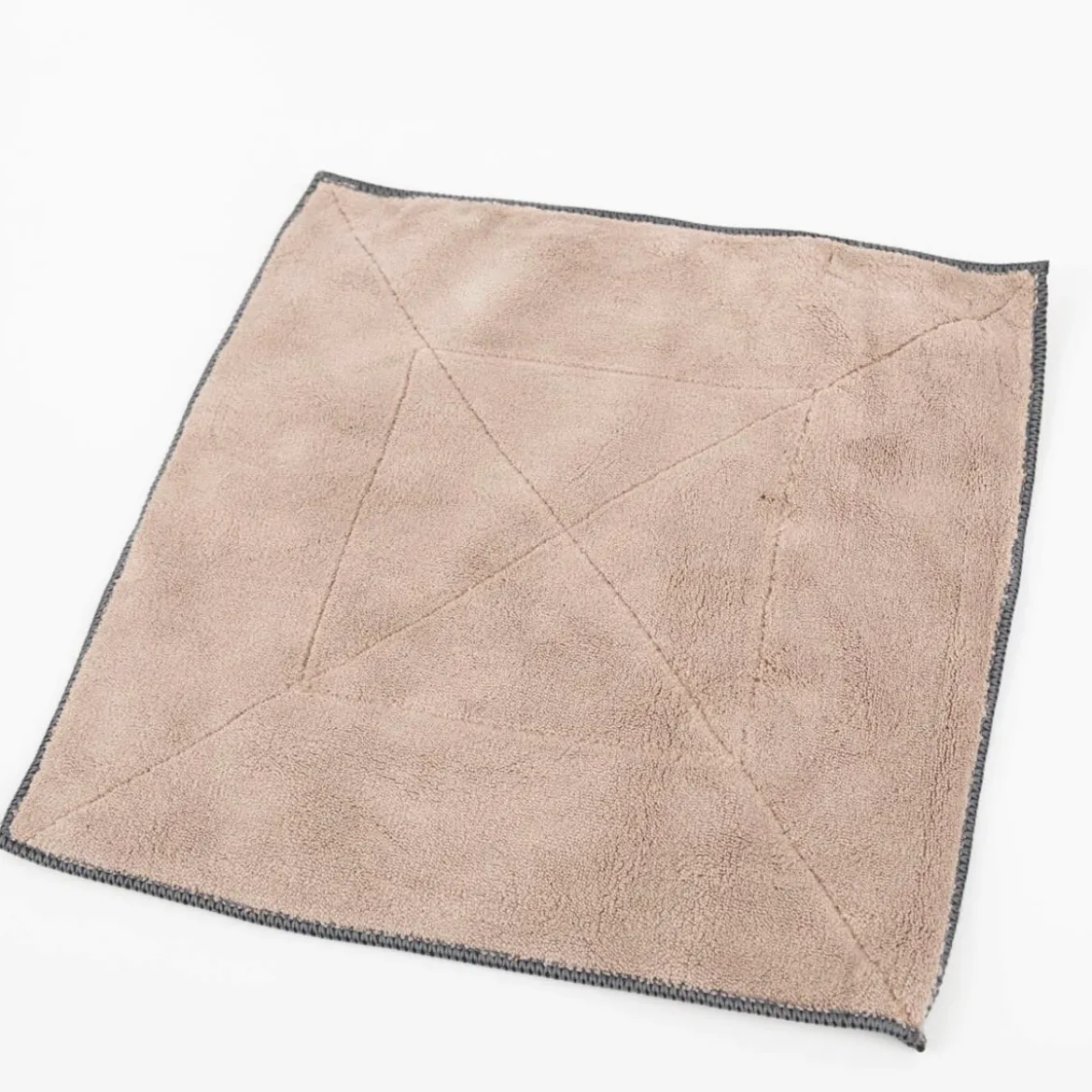 Kochblume Microfasertuch taupe ca. 30x30cm