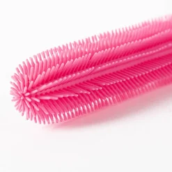 Kochblume Silikon Flaschenbürste Spülbürste Slim 45cm pink