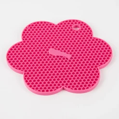 Kochblume Wabenuntersetzer Topflappen Silikon Blume pink ca. 18,5cm