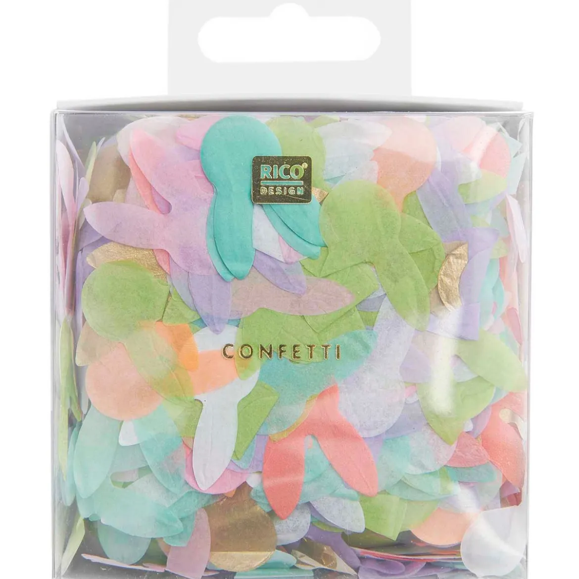 Konfetti Hasen Farbmix bunt mit Neon 20g von Rico Design
