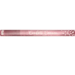 Konfetti Kanone Herzen rosegold 60cm