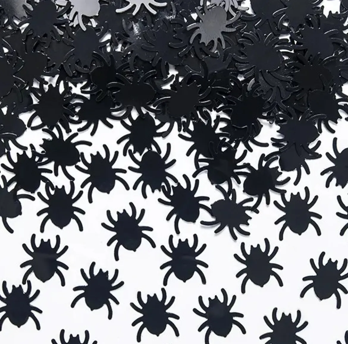 Konfetti Streudeko Spinnen schwarz 15gr