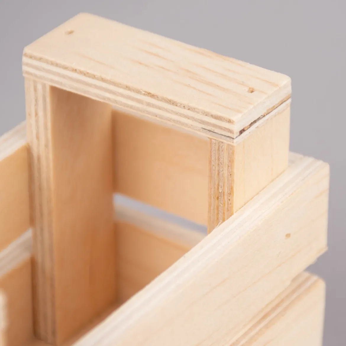 Korb klein Holz natur 12x6x7cm
