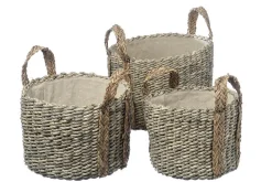 Korbset 3teilig Bryne rund
