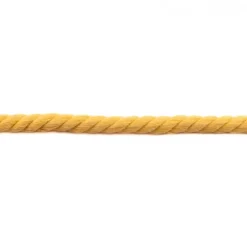 Kordel Baumwolle extra breit gelb Breite: 1,5cm