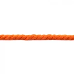Kordel Baumwolle extra breit orange Breite: 1,5cm