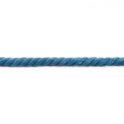Kordel Baumwolle extra breit jeans blau Breite: 1,5cm