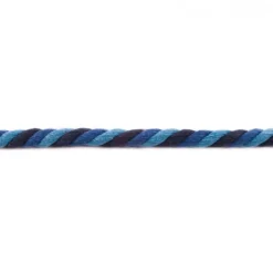 Kordel Baumwolle extra breit blau Töne Breite: 1,5cm