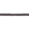 Kordel Baumwolle extra breit dunkelgrau Breite: 1,5cm