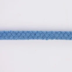 Kordel Baumwolle jeansblau Breite: 8mm