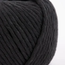 Kordel Baumwolle Makramee 5mm schwarz 50m
