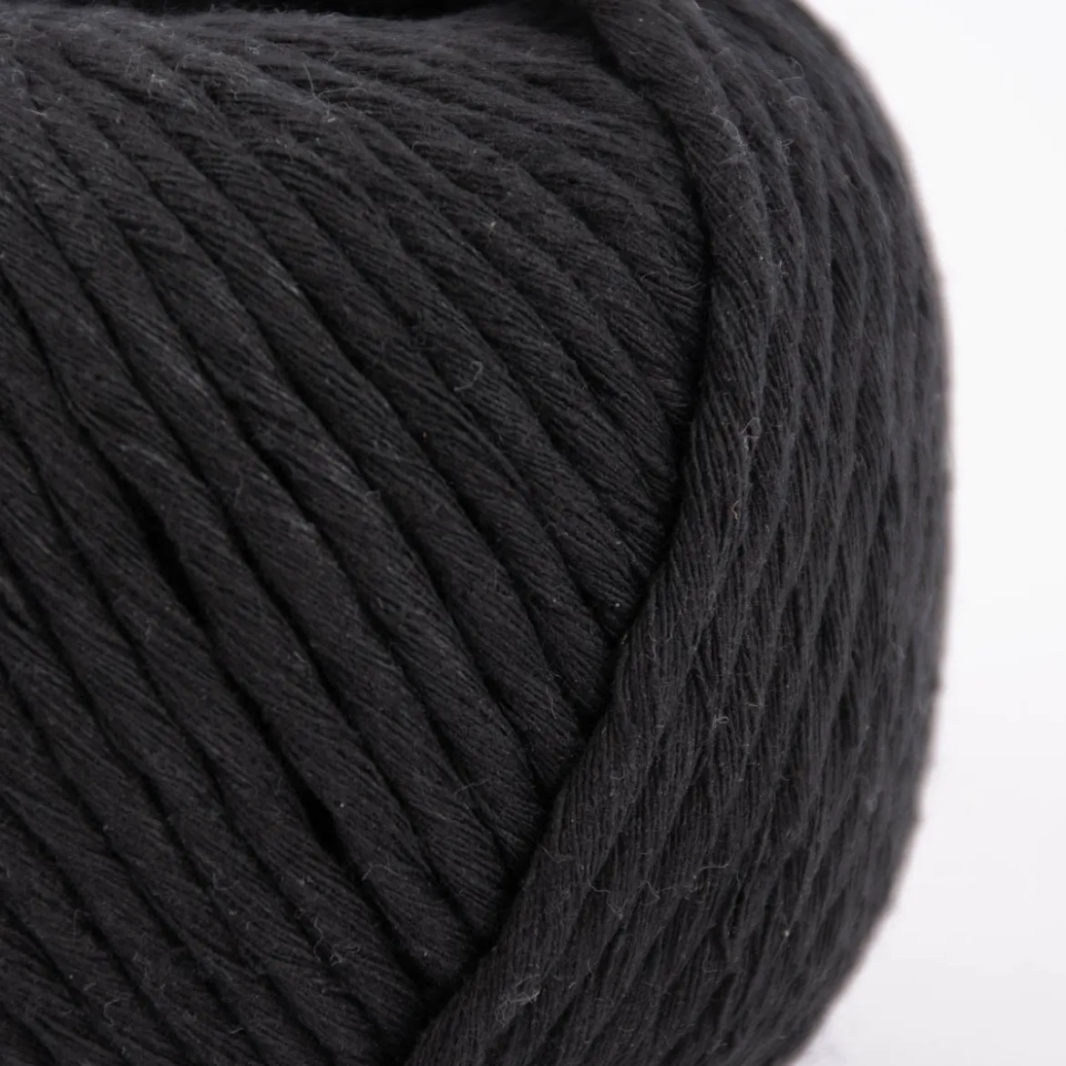 Kordel Baumwolle Makramee 5mm schwarz 50m