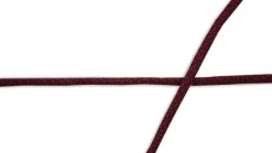 Kordel elastisch Polyester kariert schwarz rot Breite: 5mm
